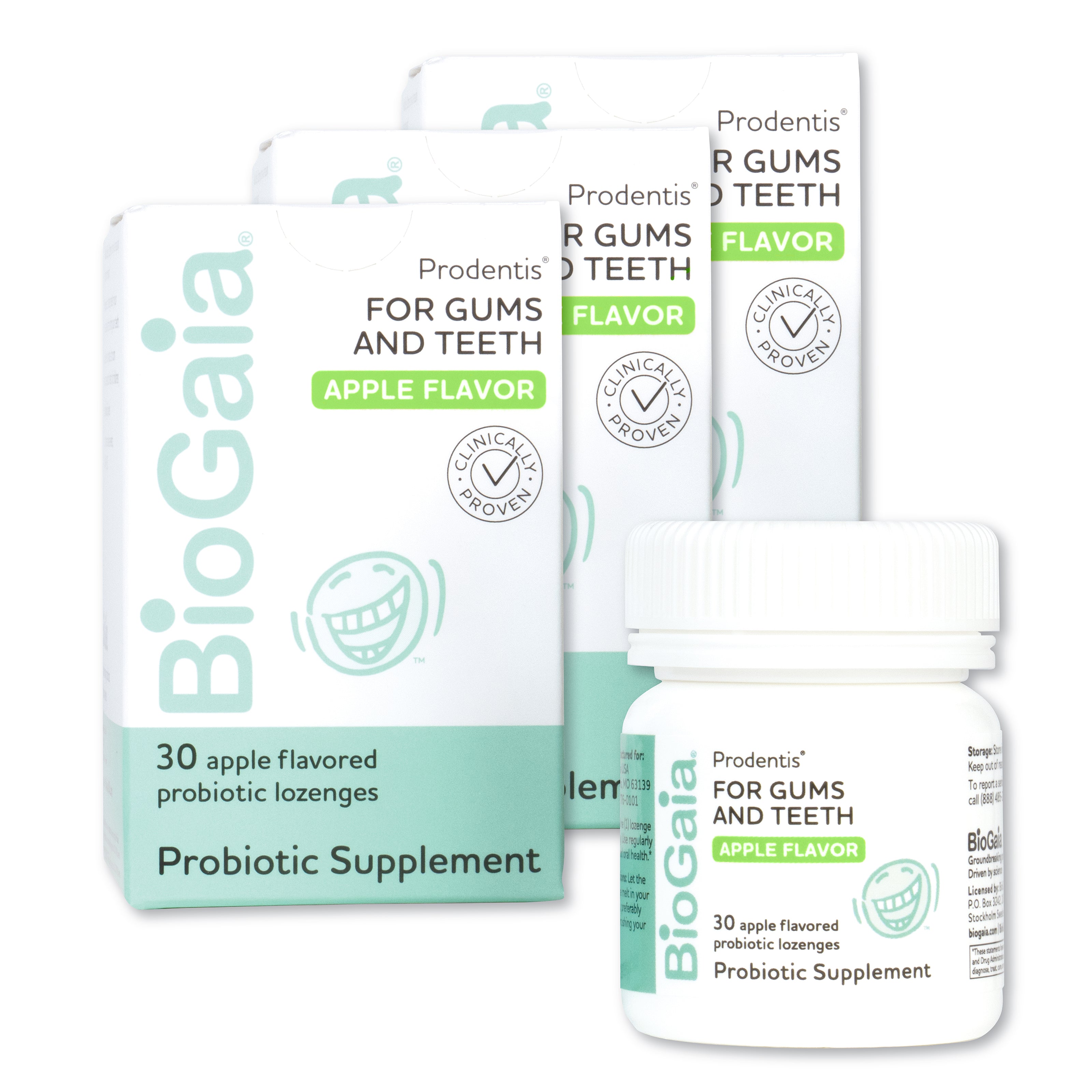 BioGaia Prodentis 3-Pack Bundle - Probiotic Lozenges